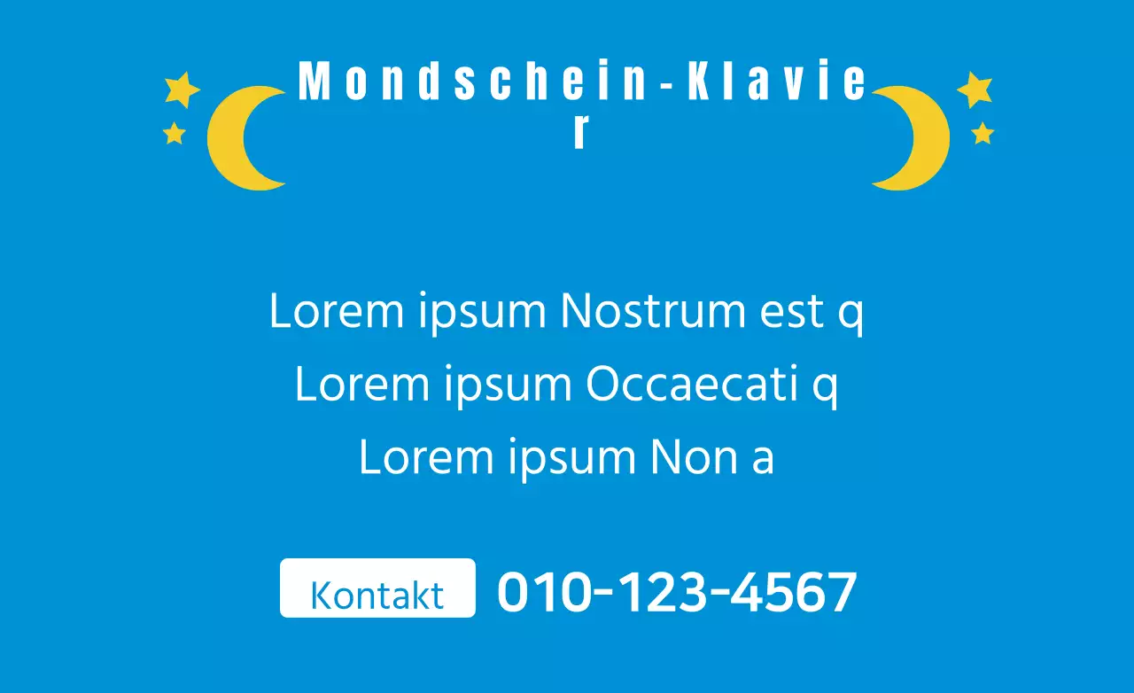 Mondschein-Klavier