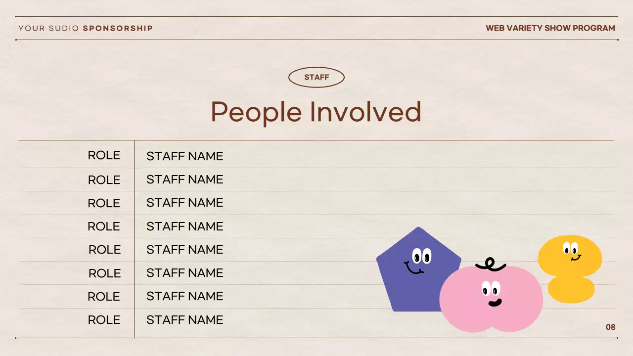 Beige Playful Sponsorship Proposal Presentation