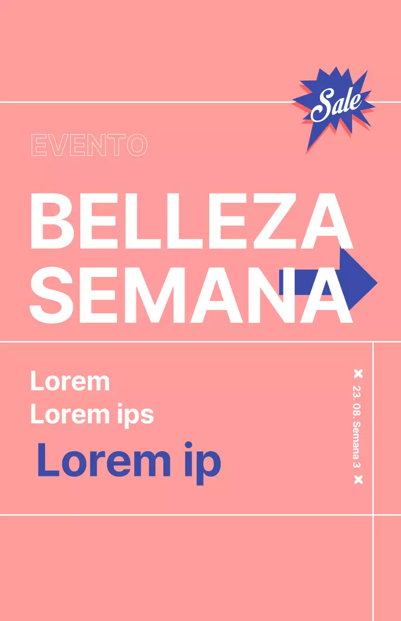 Bandera de promoción de descuentos en cosméticos con fondo rosa