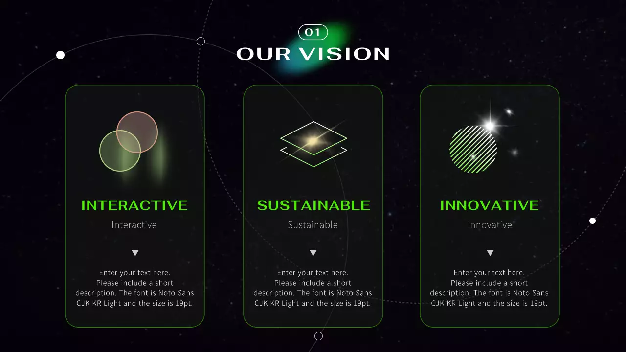 Black Modern Space Presentation