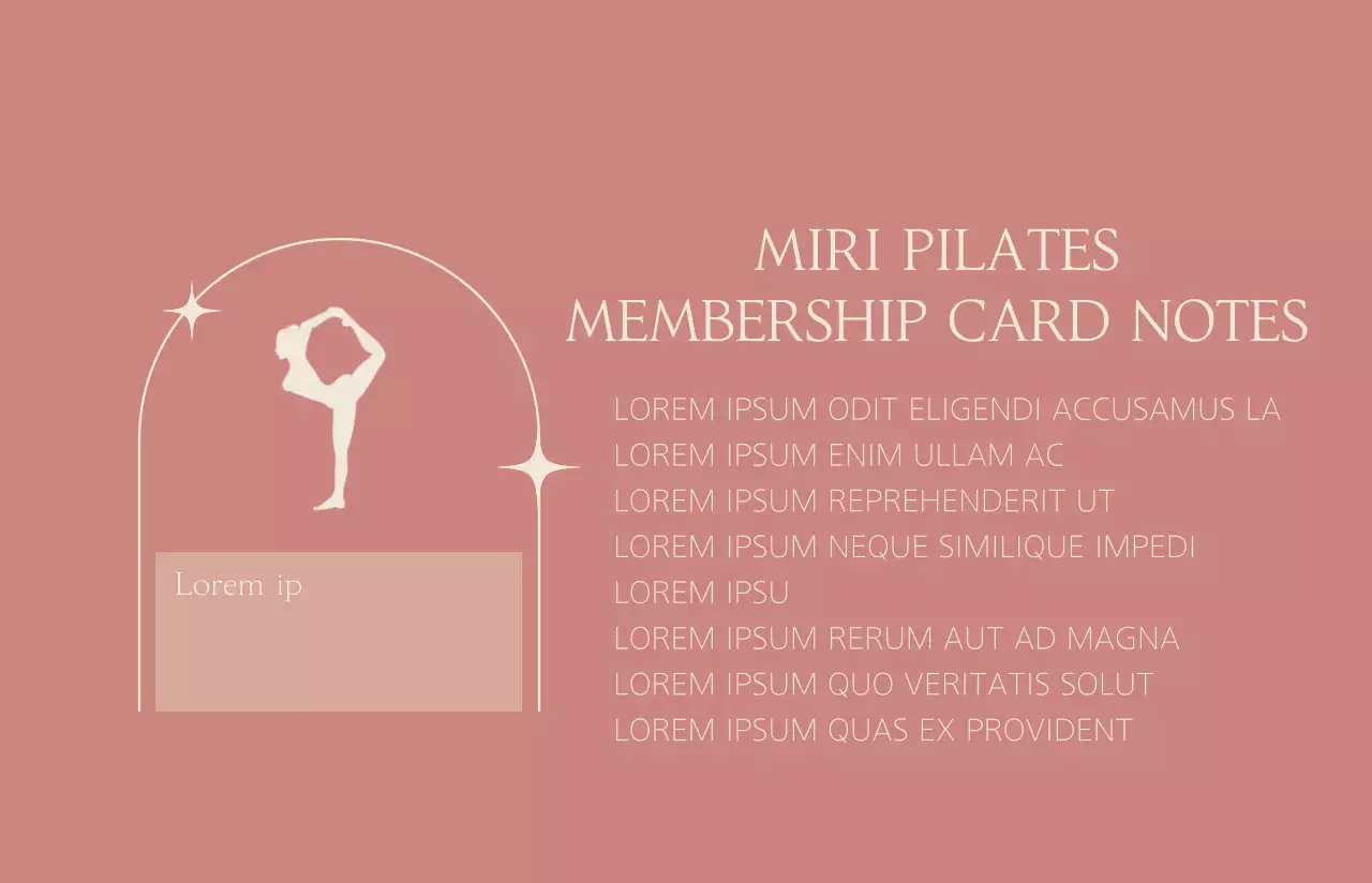 Kartu keanggotaan dengan latar belakang merah