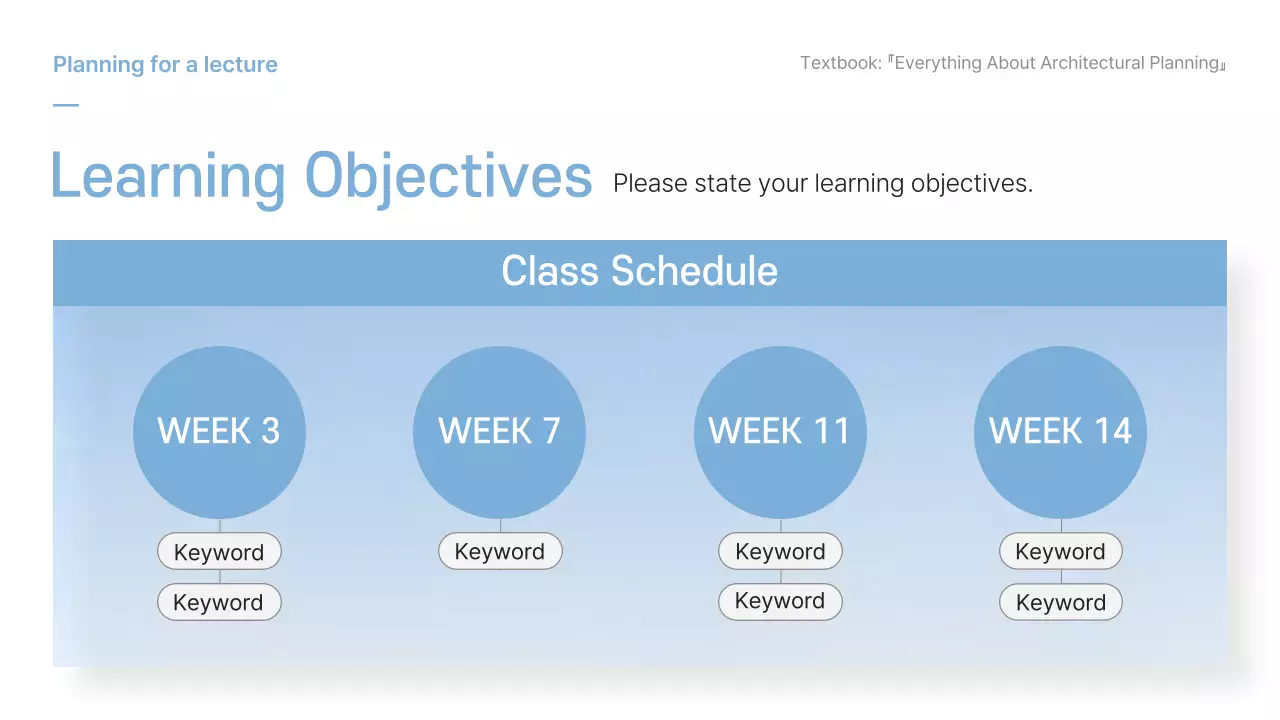 Blue Modern Architecture Course Presentation