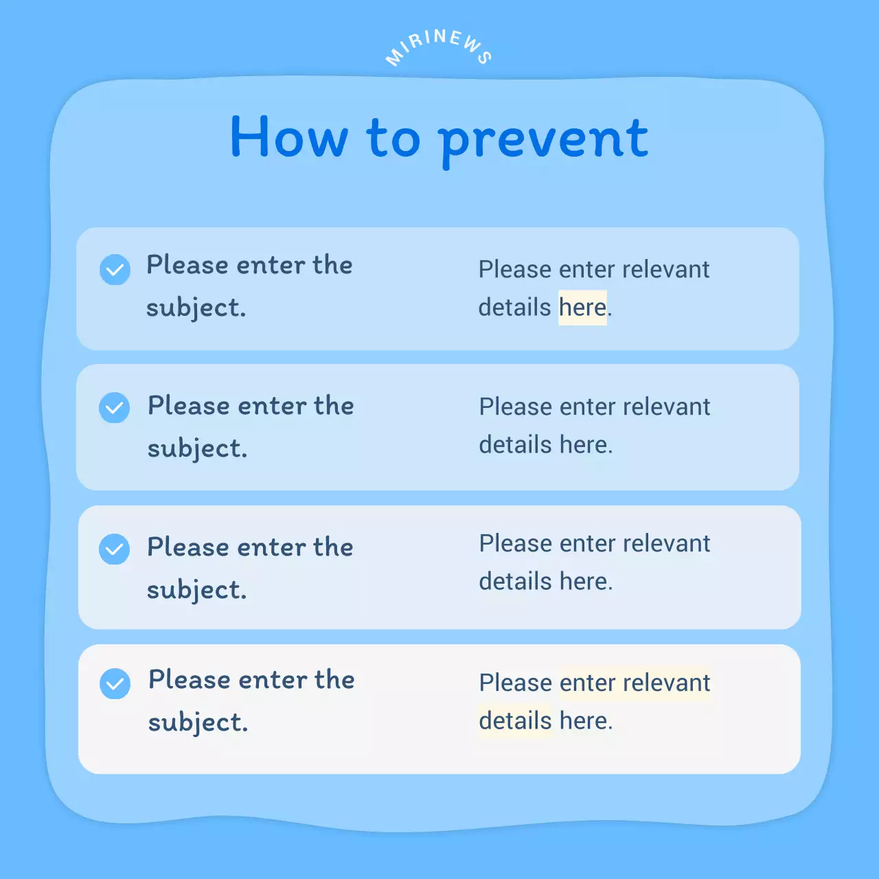 Blue Modern Health Guide Instagram Carousel