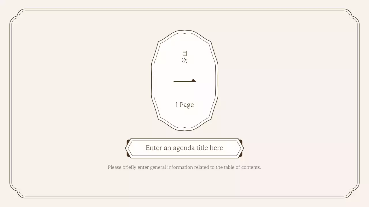Grey Traditional Layout Presentation