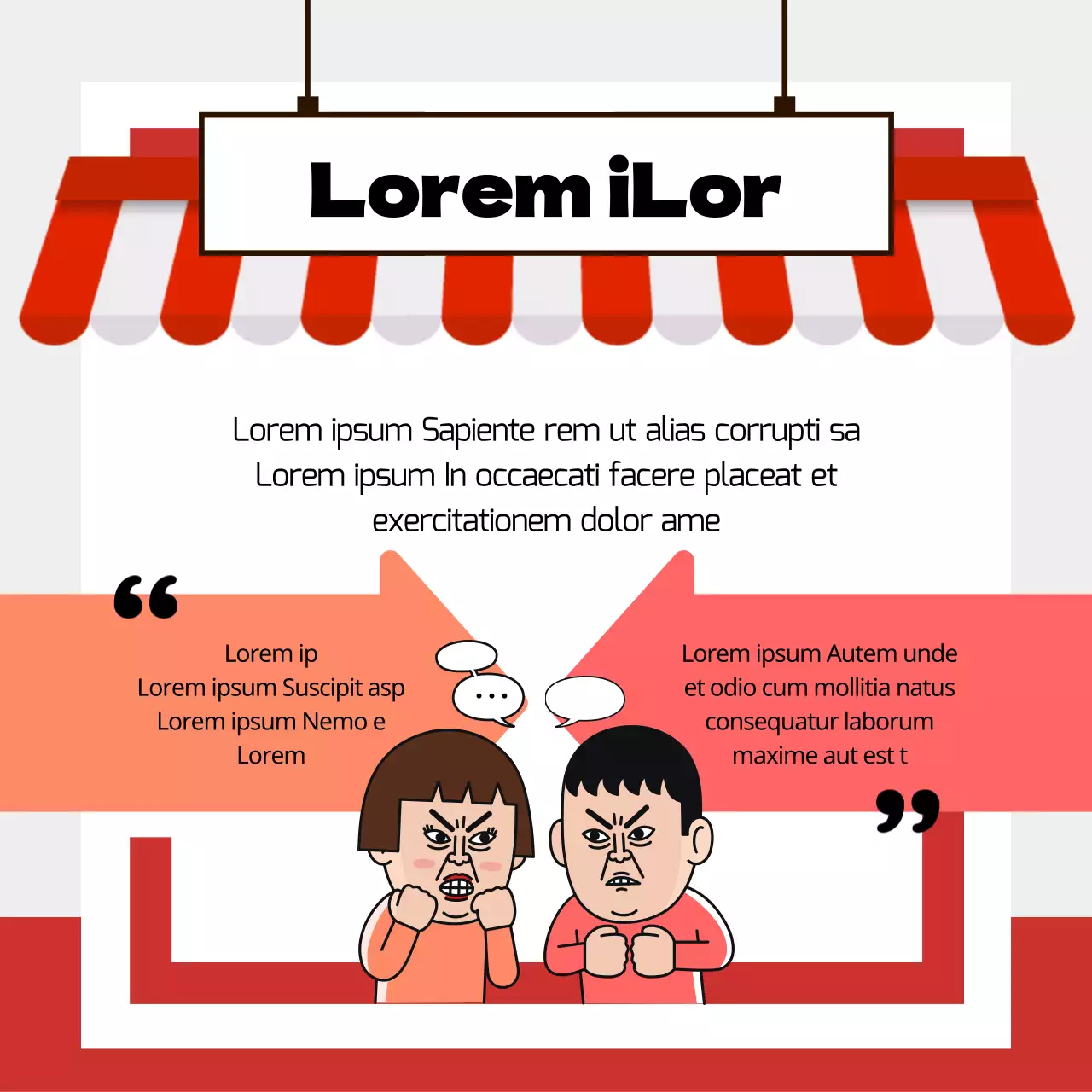 Código de Comercio Local con el concepto de tienda roja