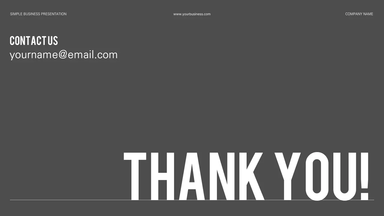 Grey Modern Business Document Presentation