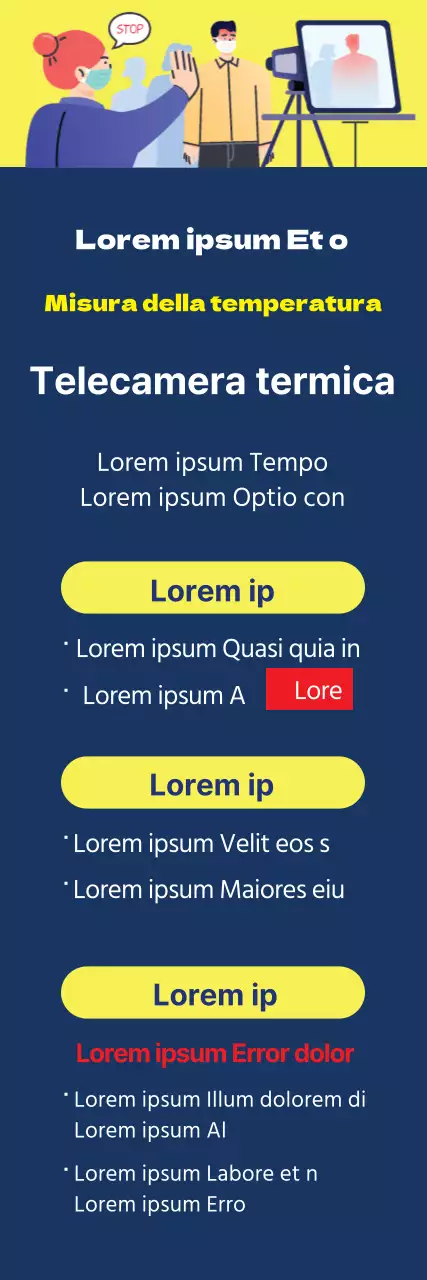 Guida illustrata Navy Clean alla misurazione della temperatura