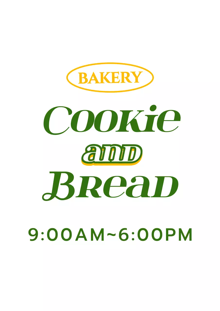 緑と黄色の感性的なカフェのコンセプト