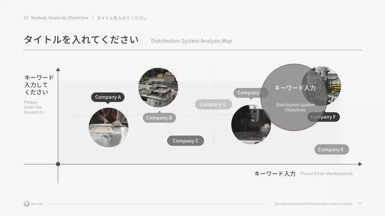 グレー モダン ビジネス 報告書 プレゼンテーション
