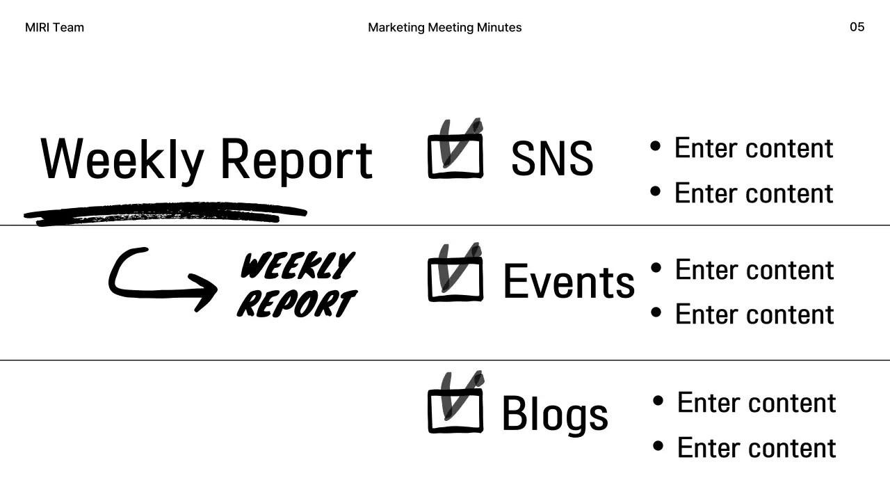 Black Minimal Marketing Document Presentation