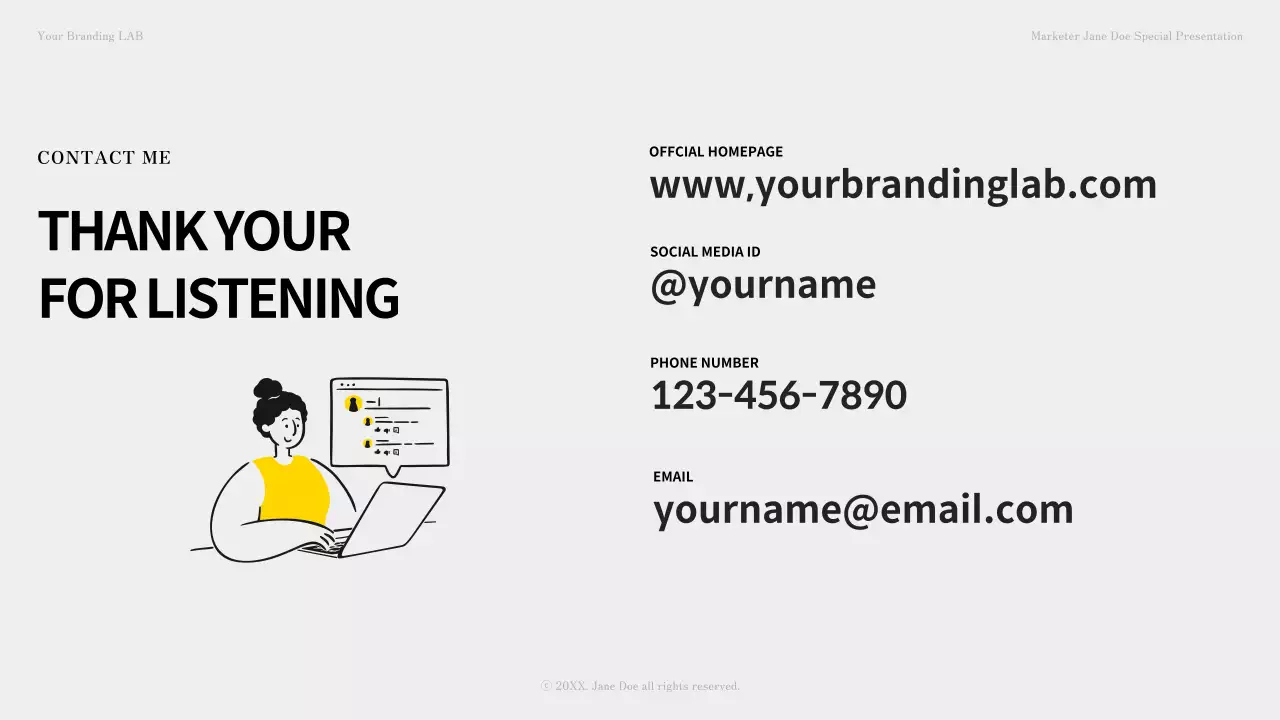 Yellow Professional Branding Promotion Presentation