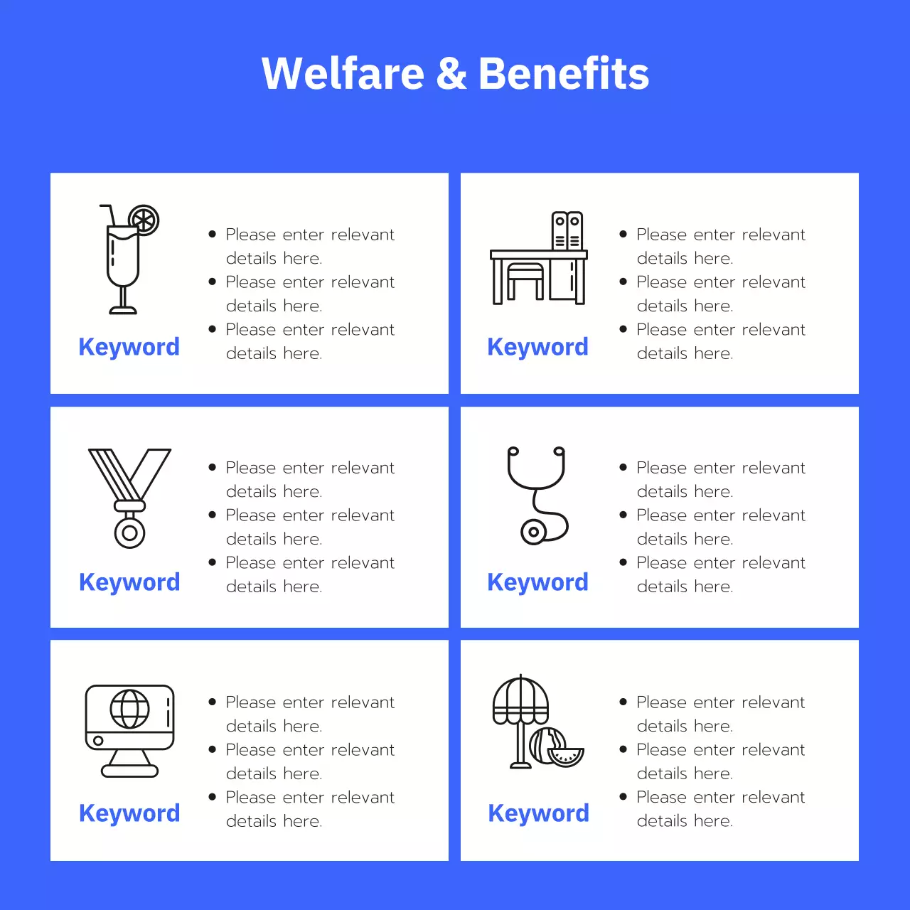 Dynamic, youthful business announcement with blue accents