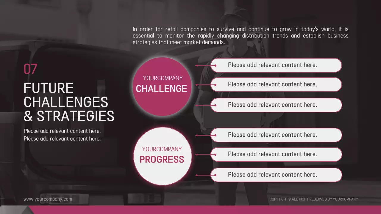 그레이 모던 유통 프리젠테이션