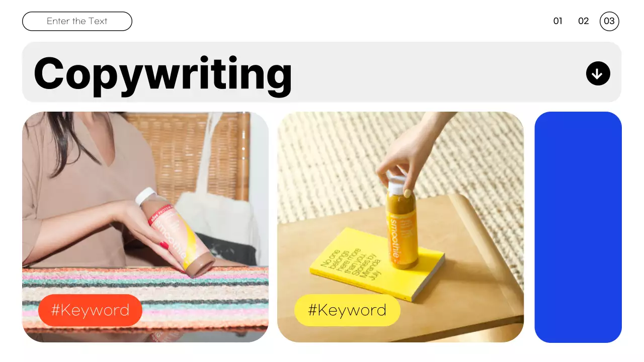 다채로운 현대 비타민 마케팅 프리젠테이션