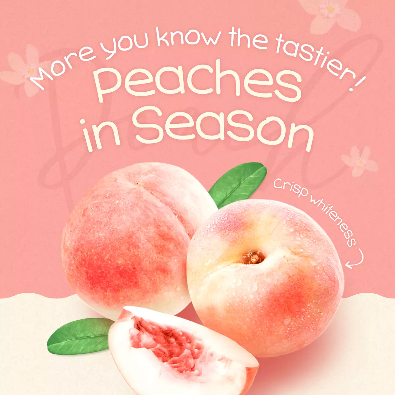 Pink Modern Peach Promotion Instagram Carousel