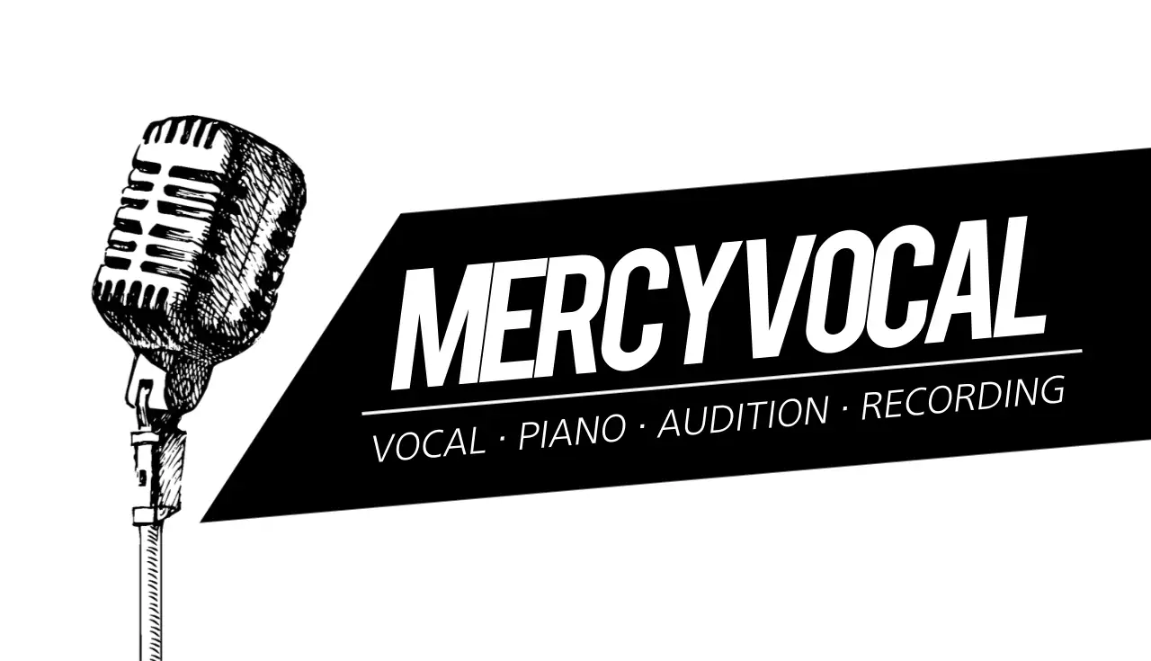 白黒 シンプル 音楽 名刺