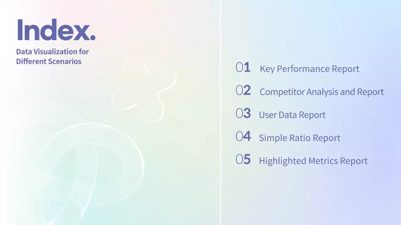 Pastel Modern Data Presentation