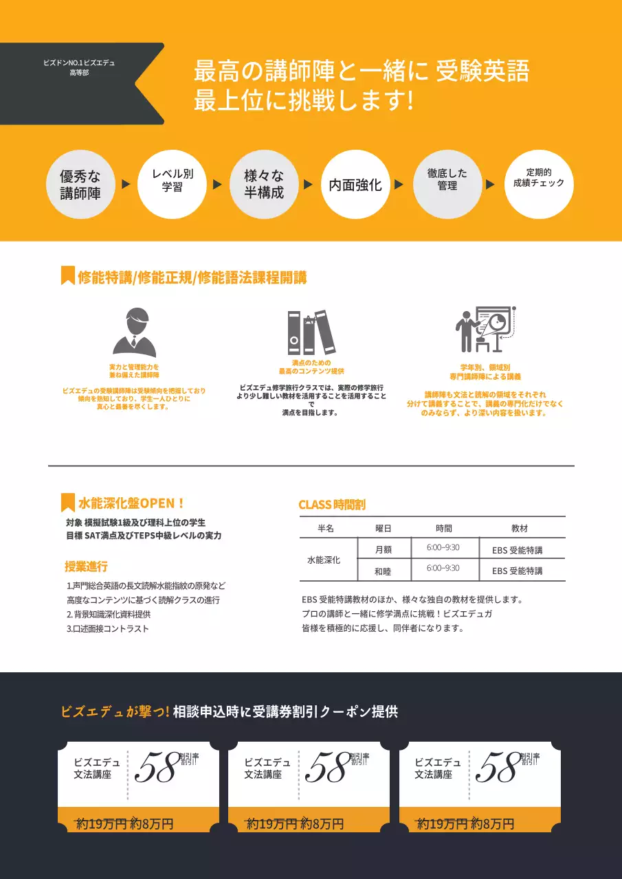 入試対策熱공特講