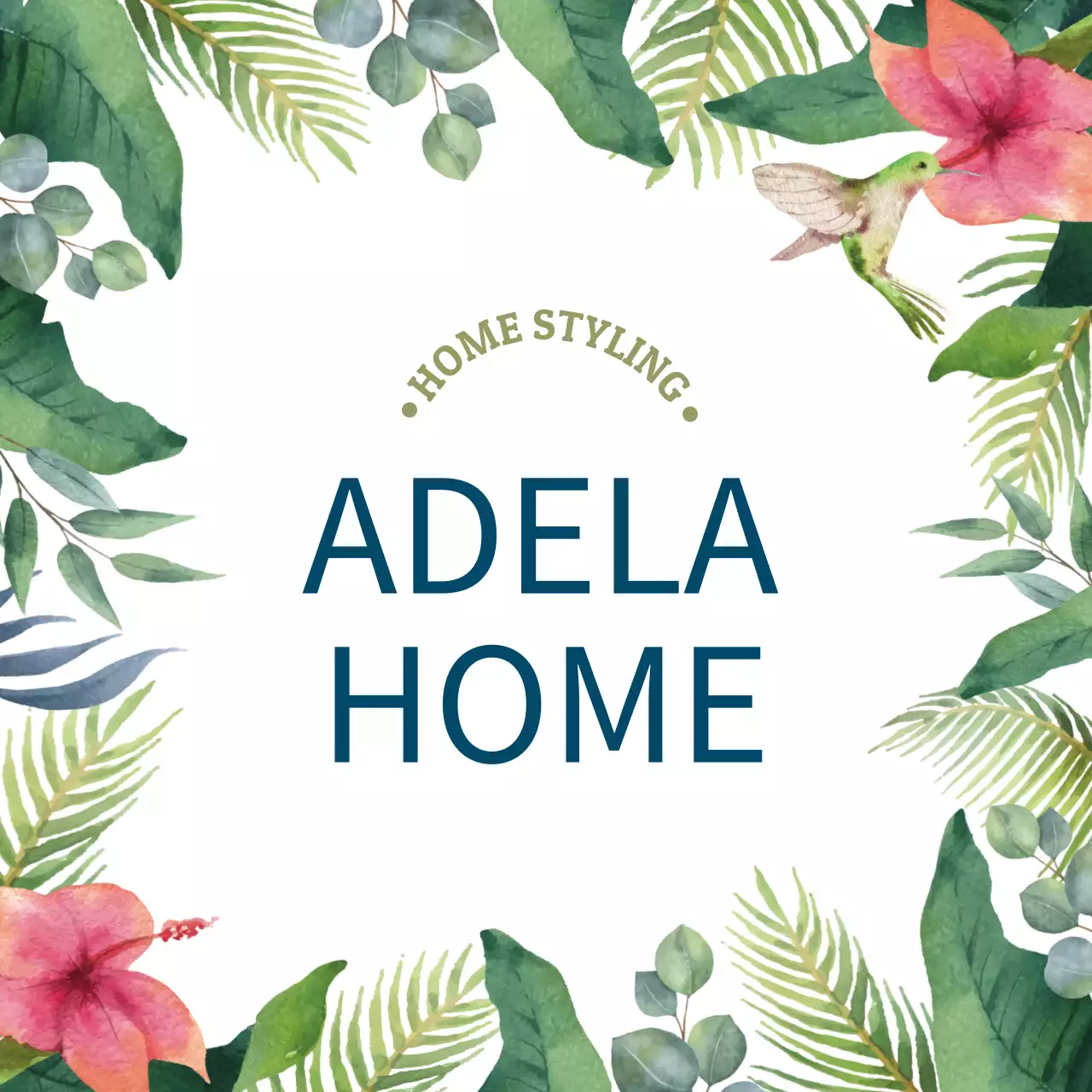 緑 オシャレ ホーム 看板 ウェブバナー