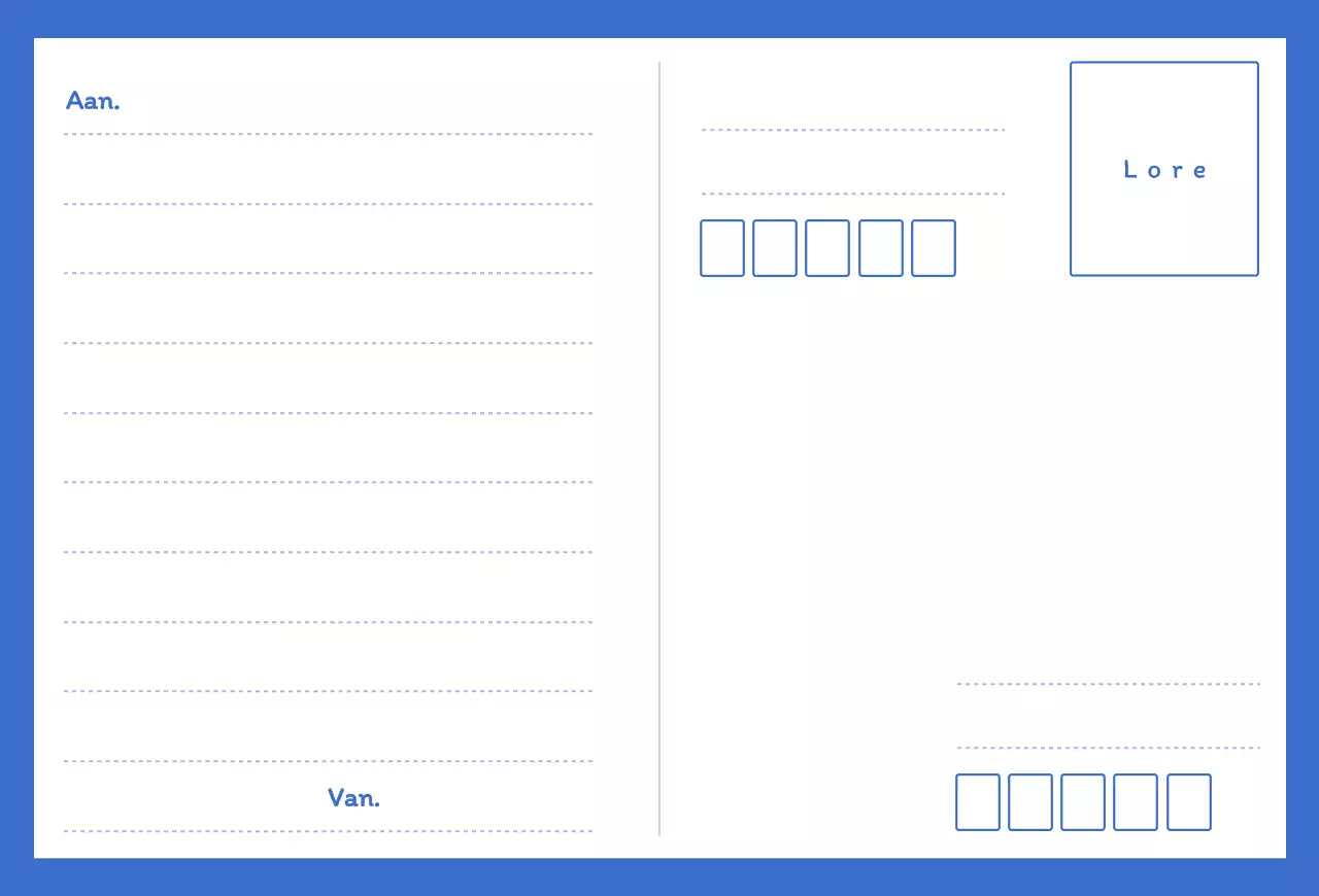 Blauw en wit ronde schattige tijger illustratie concept nieuwjaar