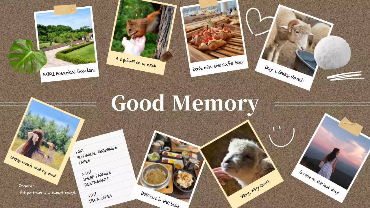 그린 러스틱 여행 일기 프레젠테이션