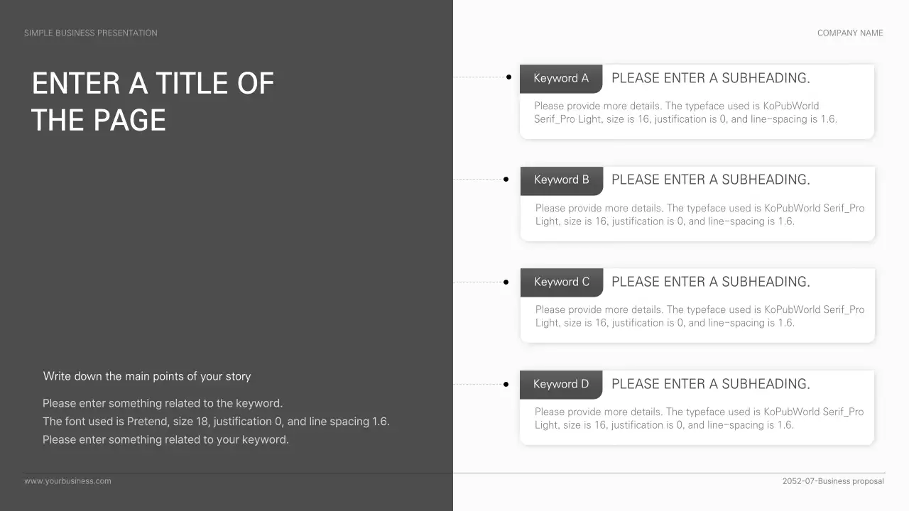 Grey Modern Business Document Presentation