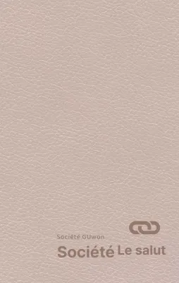 Couverture de l'agenda avec le logo de l'entreprise