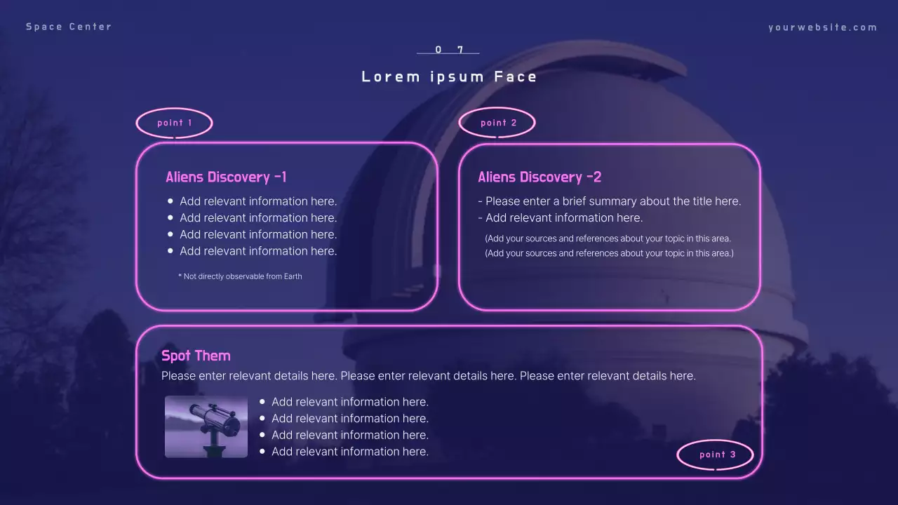 Blue Modern Alien Presentation