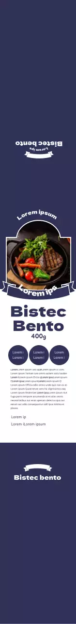 Marco de fotos azul marino filete bento