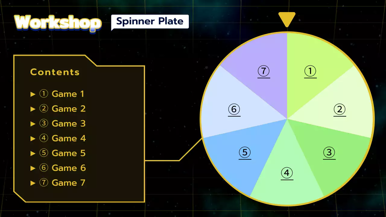 옐로우 레트로 워크숍 프레젠테이션