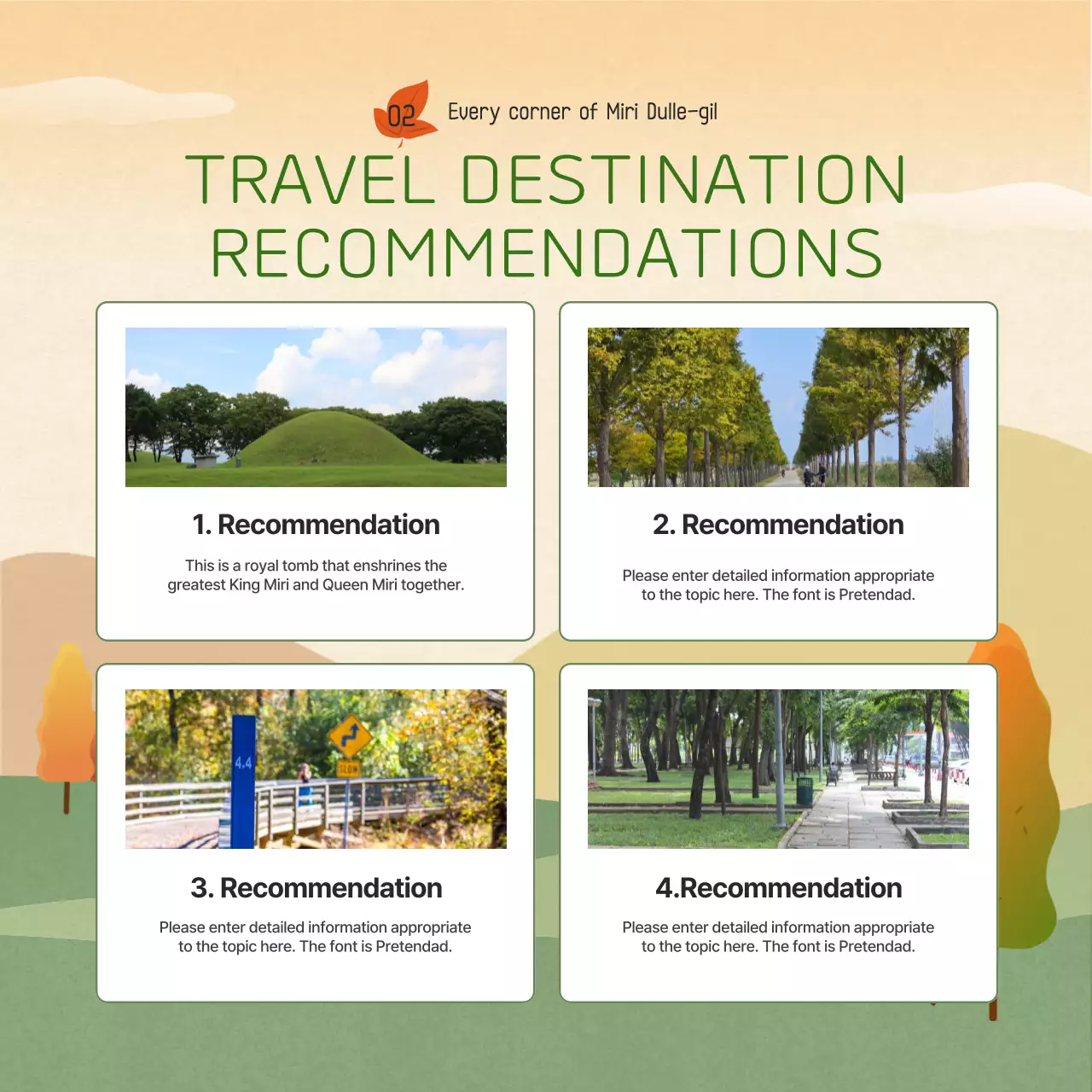 Yellow Orange Green Fall Trekking Challenge Guide