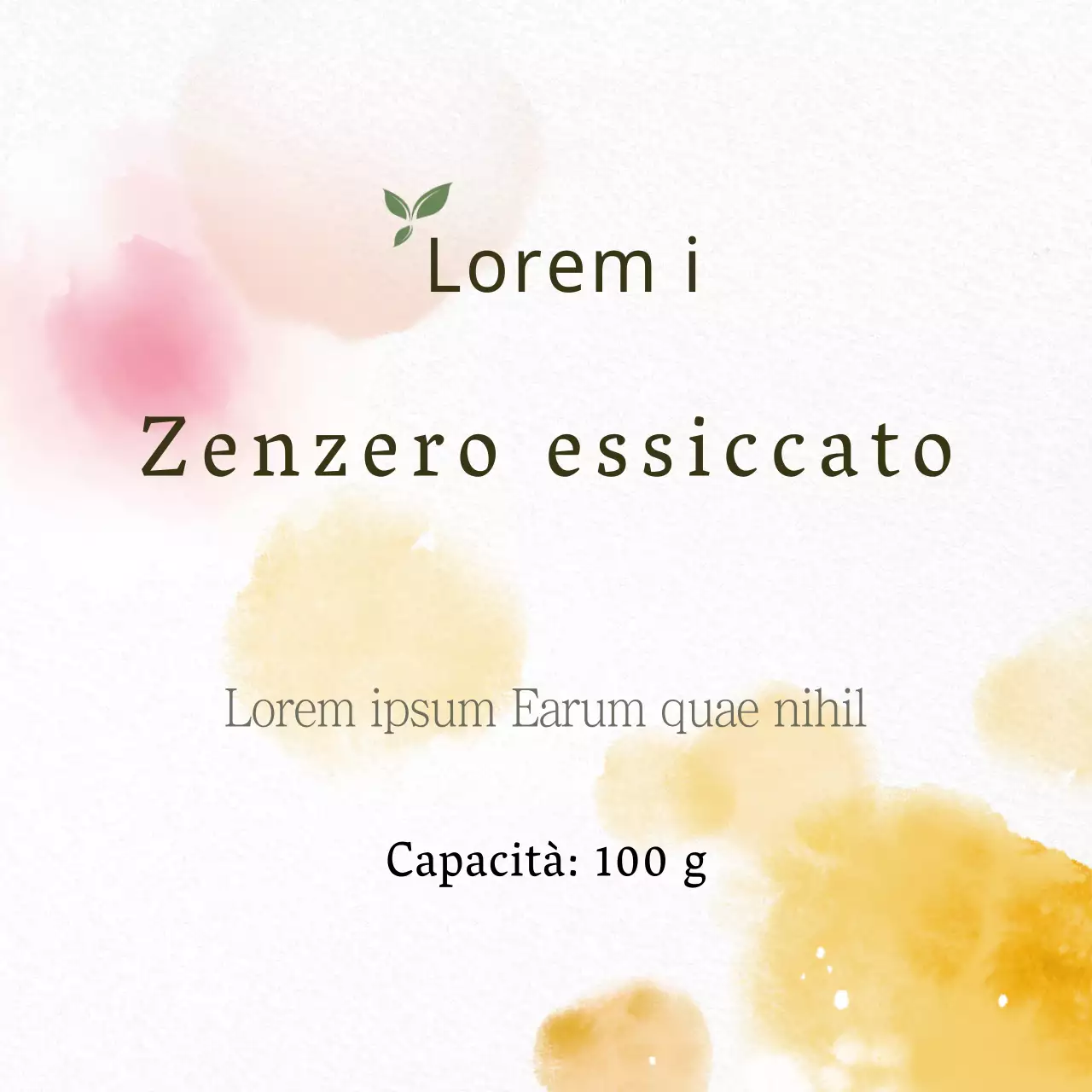 Zenzero essiccato