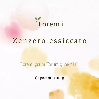 Zenzero essiccato