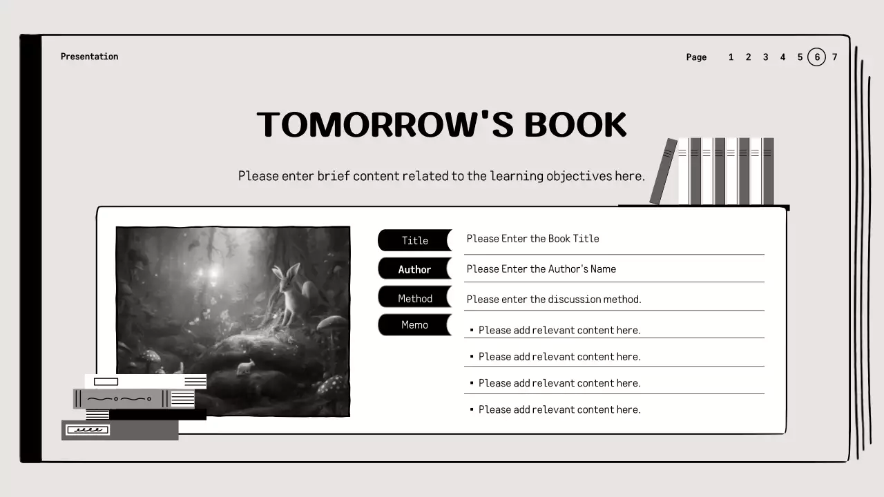 Grey Minimal Book Class Presentation