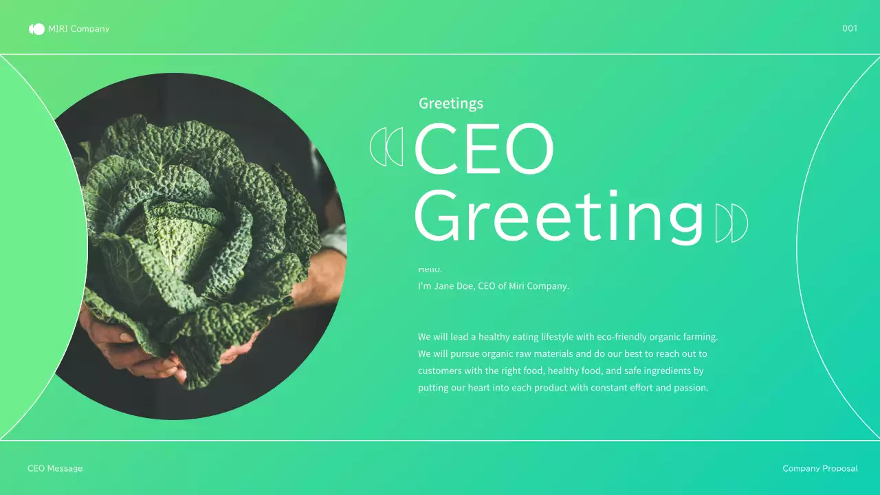 Green Modern Company Presentation