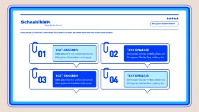 Einfache Projektmanagement-Infografik in Blau
