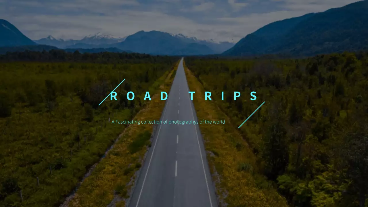 青 シンプル 旅行 ポスター YouTube サムネイル