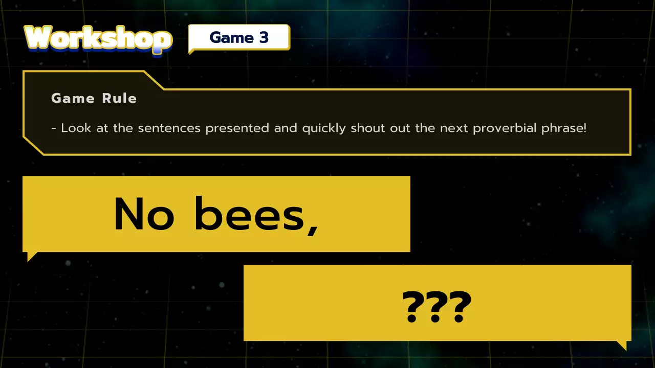 옐로우 레트로 워크숍 프레젠테이션