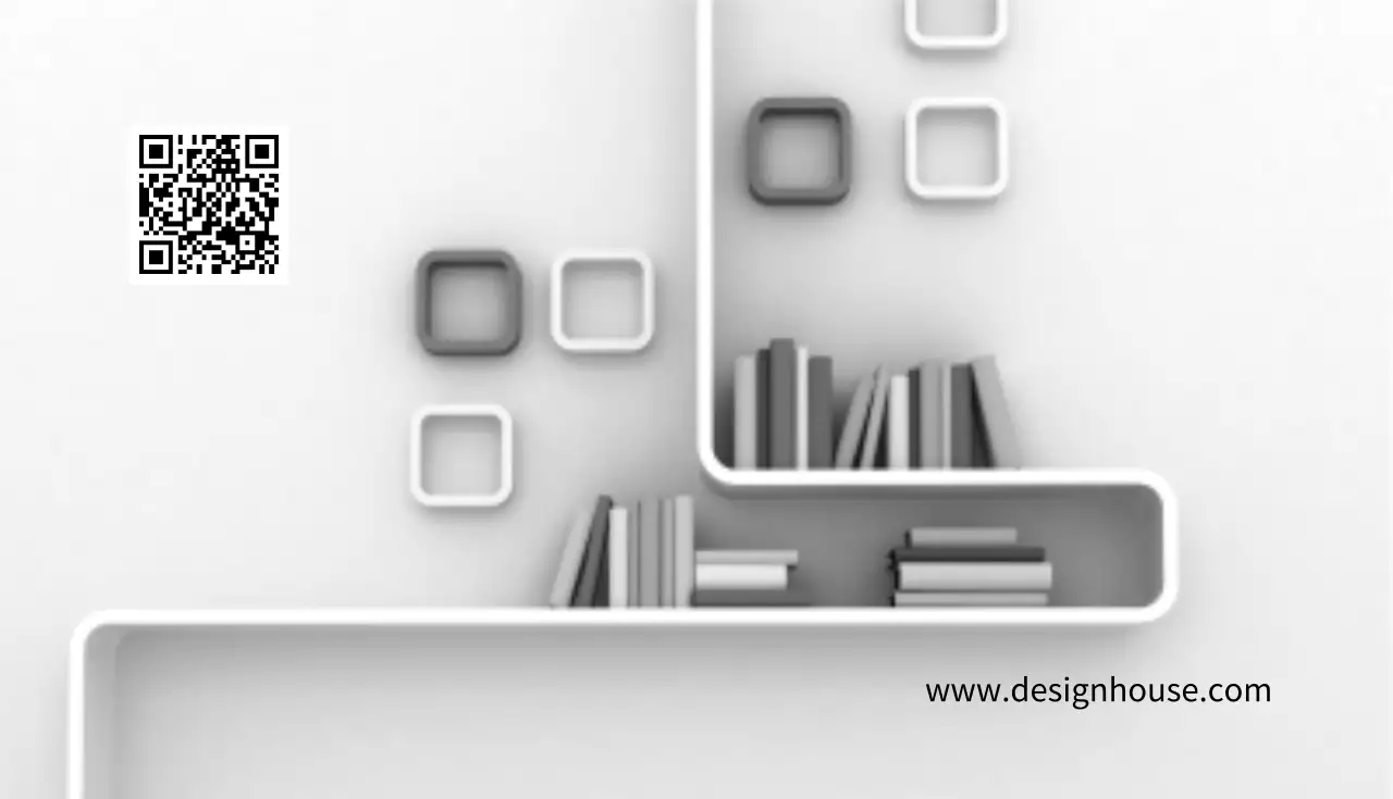 白 シンプル デザイン 名刺