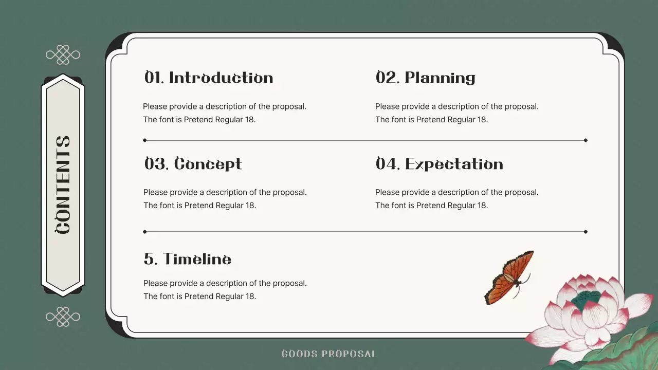 Green Traditional Product Proposal Presentation
