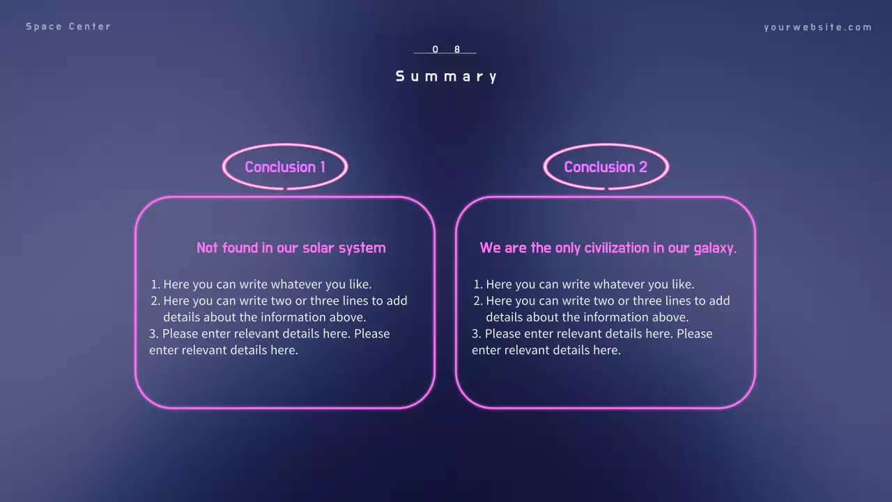 Blue Modern Alien Presentation