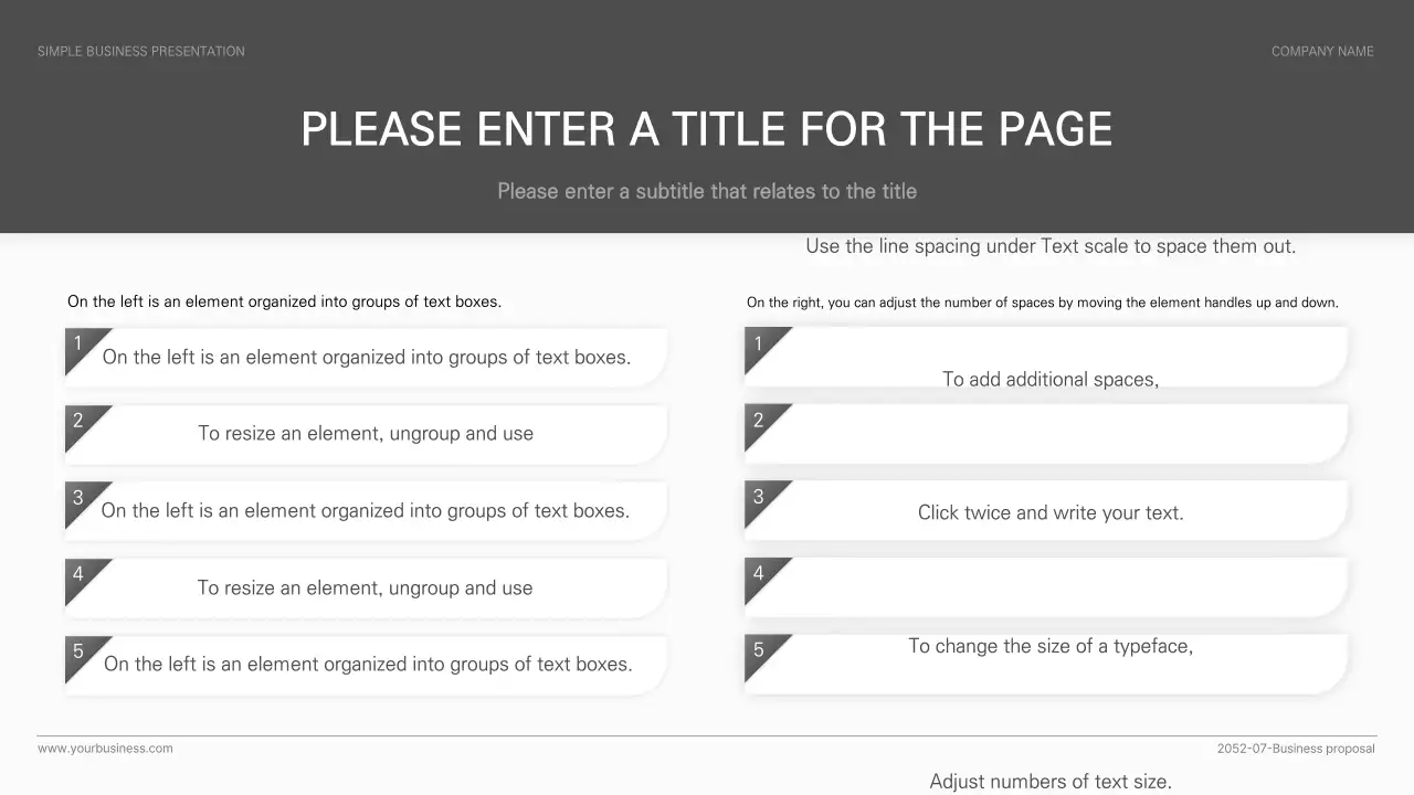 Grey Modern Business Document Presentation