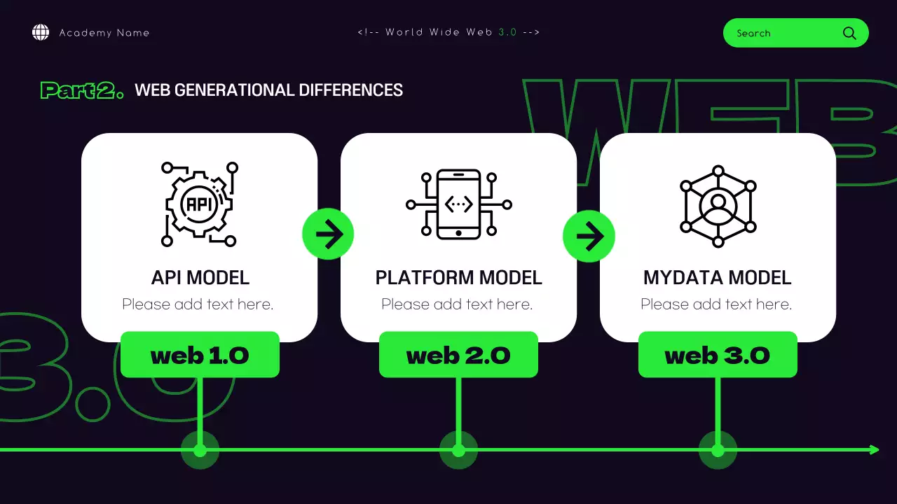 블랙 모던 웹 코스 프레젠테이션
