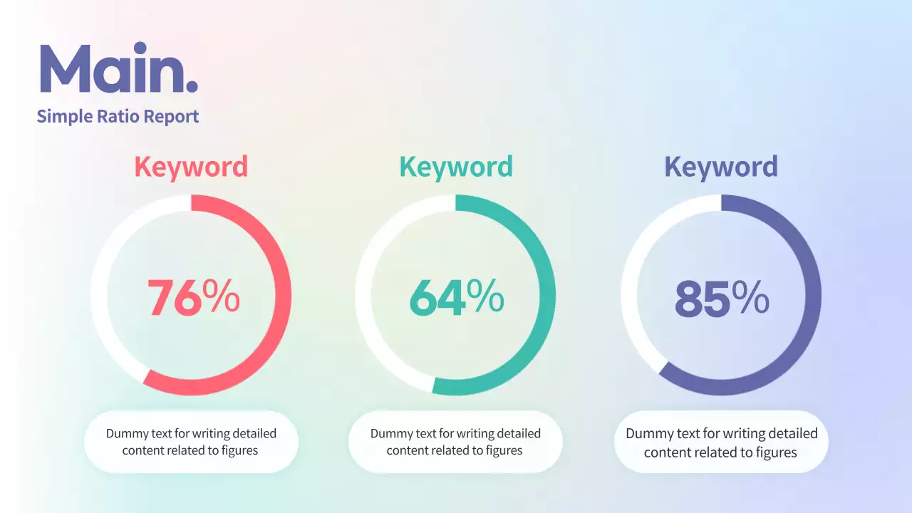 Pastel Modern Data Presentation