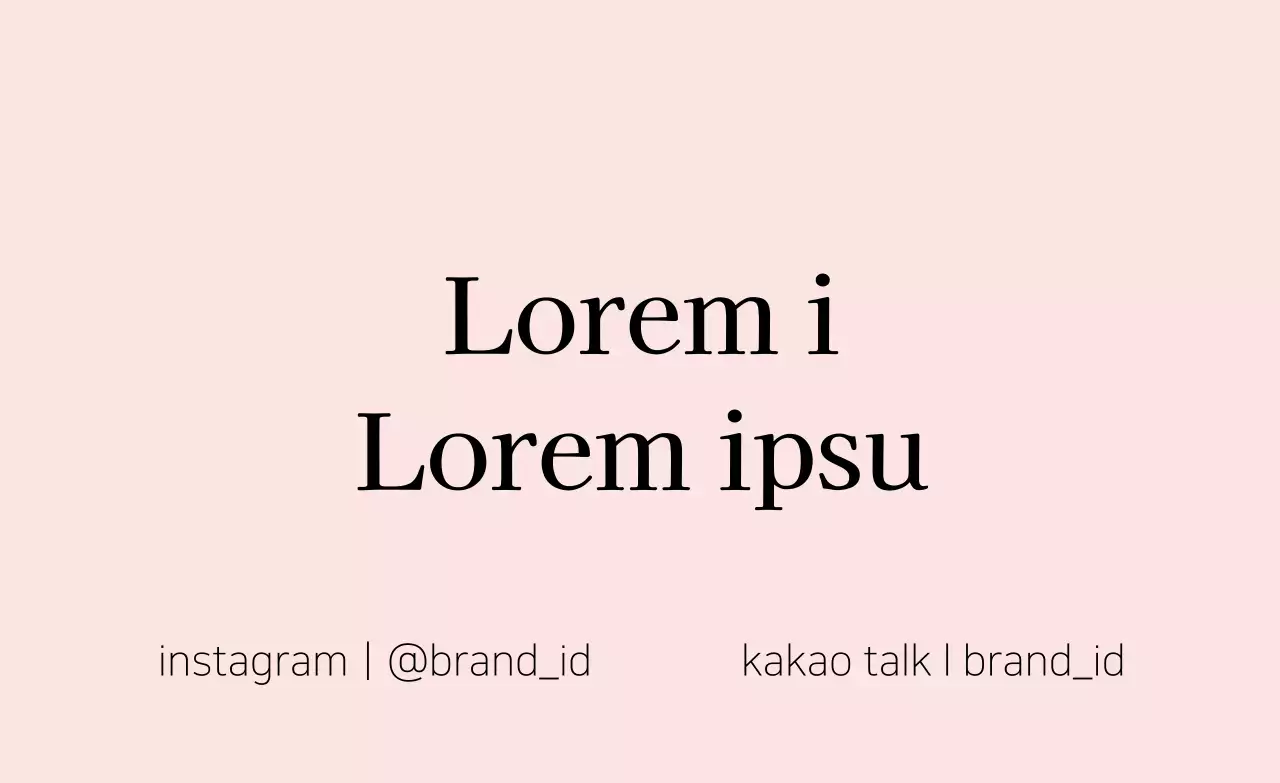 Etiquette de marque rose unie