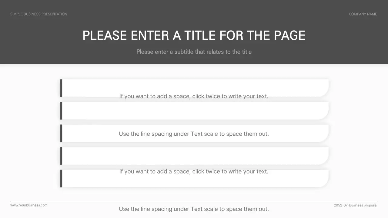 Grey Modern Business Document Presentation