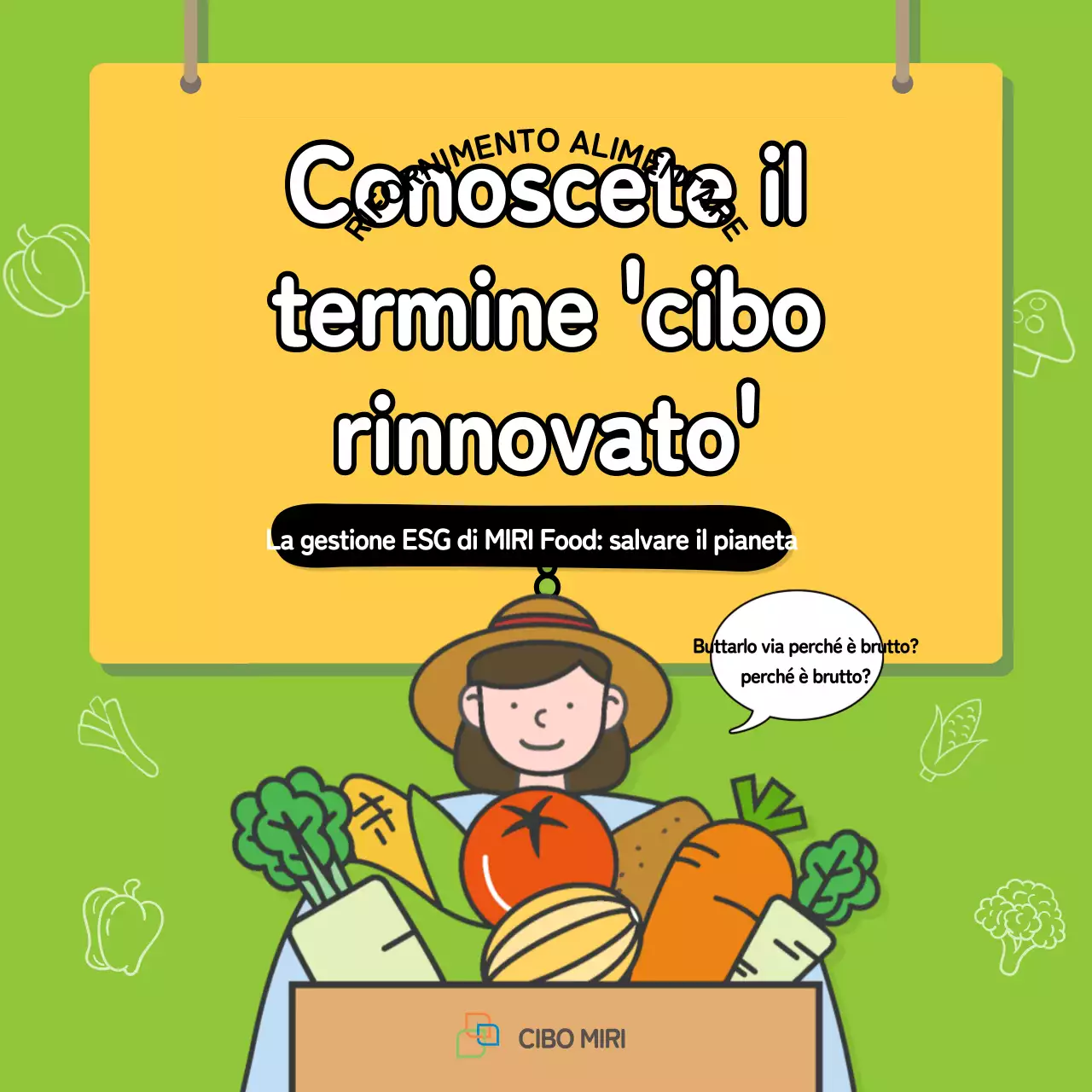 Verde, giallo e arancione per le aziende di ristrutturazione alimentare Gestione ESG CardNews