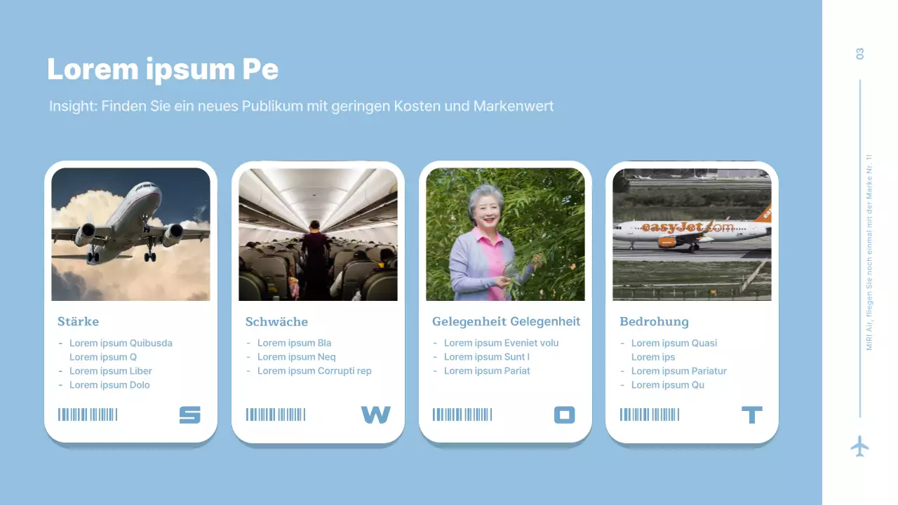 Flugzeugfenster in blauem Konzept Airline-Werbung kurz