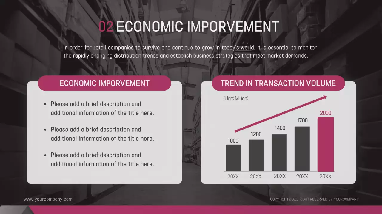 그레이 모던 유통 프리젠테이션