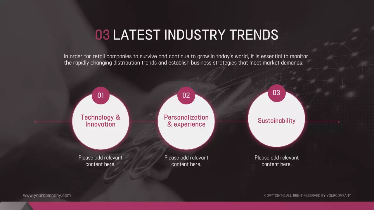 그레이 모던 유통 프리젠테이션